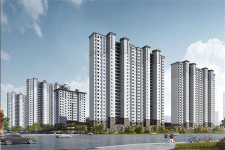 摩天轮附近，多层电梯洋房三室两厅两卫大H户型